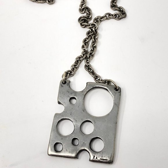 ANDERS ANDERSON Vintage Swiss Cheese Necklace - Picture 4 of 4